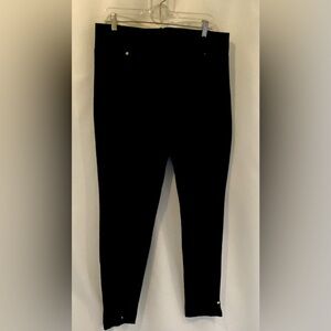 NWT Jones New York Ponte Knit Skinny Leg Pull-on Pants 1X